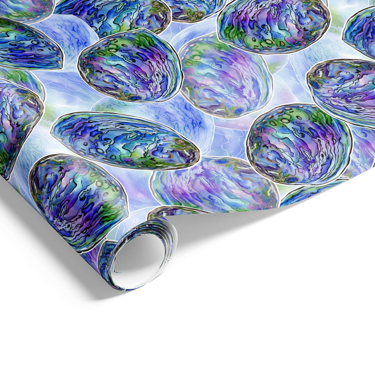 Watercolour Paua Wrap
