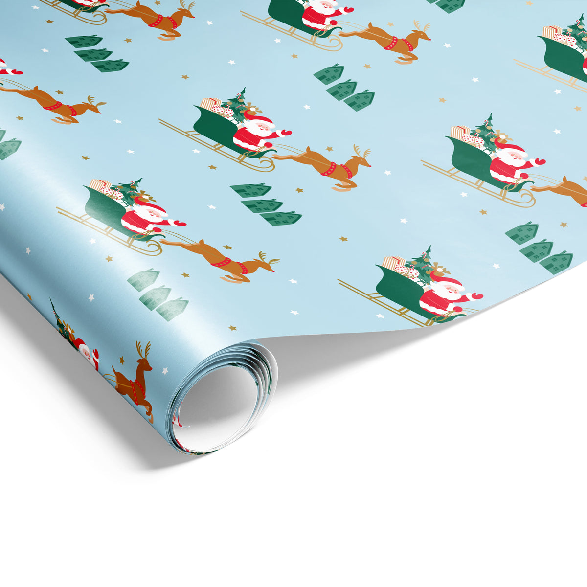 Santas Sleigh Wrap