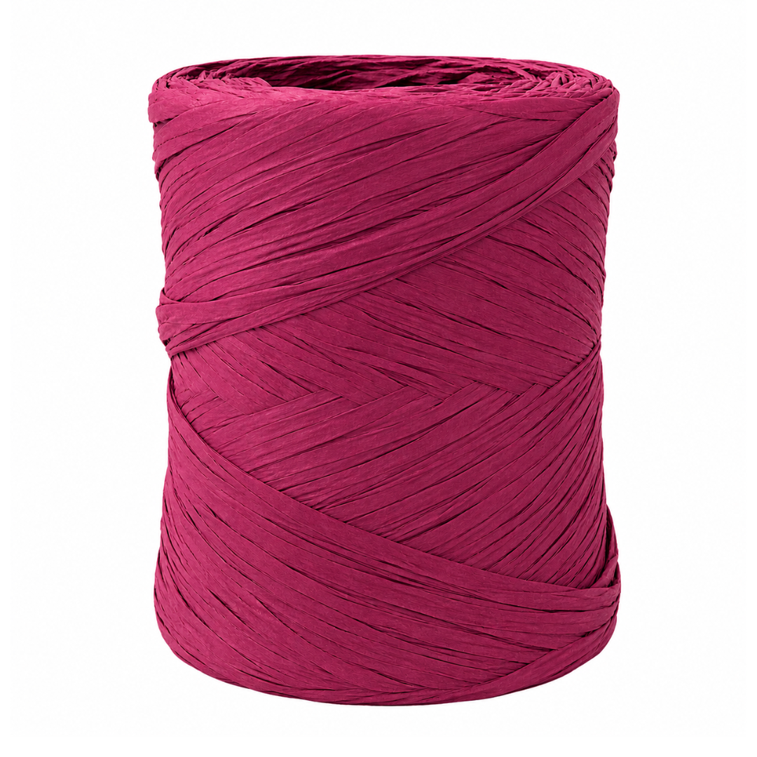 Poly Raffia 5mm X 200mtrs Bordeaux**