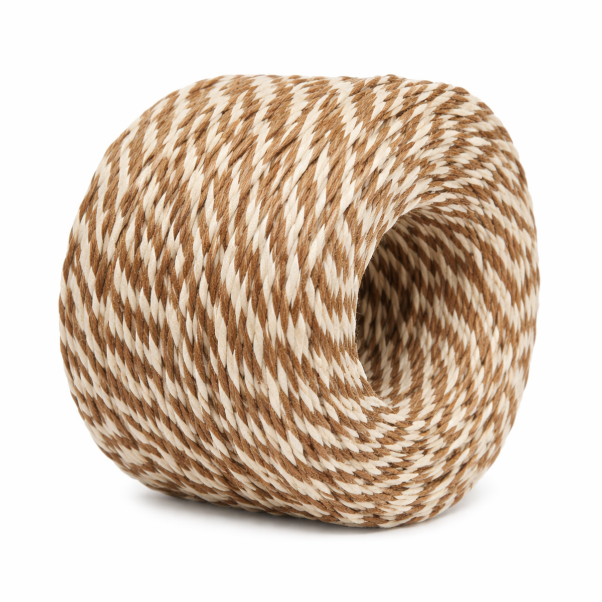 Two Tone Paper Twine 2mm x 100mtrs Nat/Whi