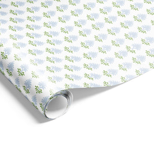 Block Print Wrap Blue/Green