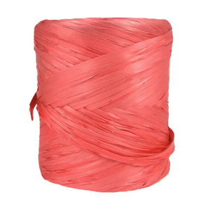 Poly Raffia 5mm X 200mtrs Coral**