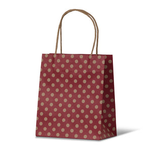 Red Spot Kraft Toddler Paper Bag