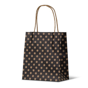 Black Spot Kraft Toddler Paper Bag